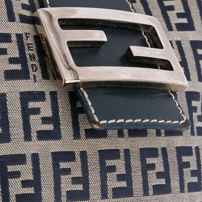 Fendi Zucchino Canvas Shoulder Bag