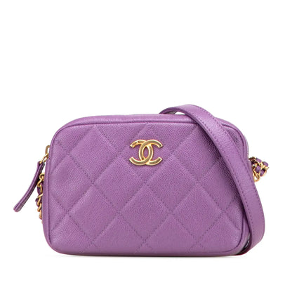 Chanel Quilted Caviar My Perfect Camera Case