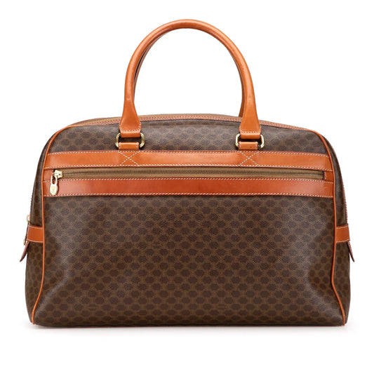 Celine Macadam Coated Canvas Duffle Bag