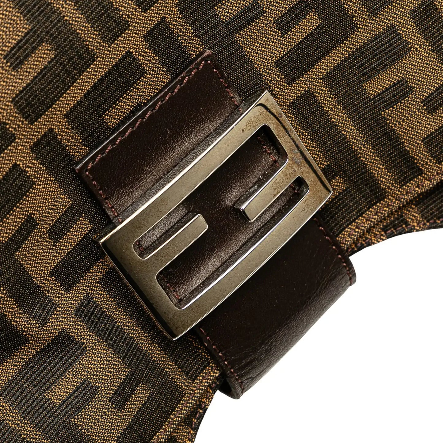 Fendi Zucca Canvas Shoulder Bag
