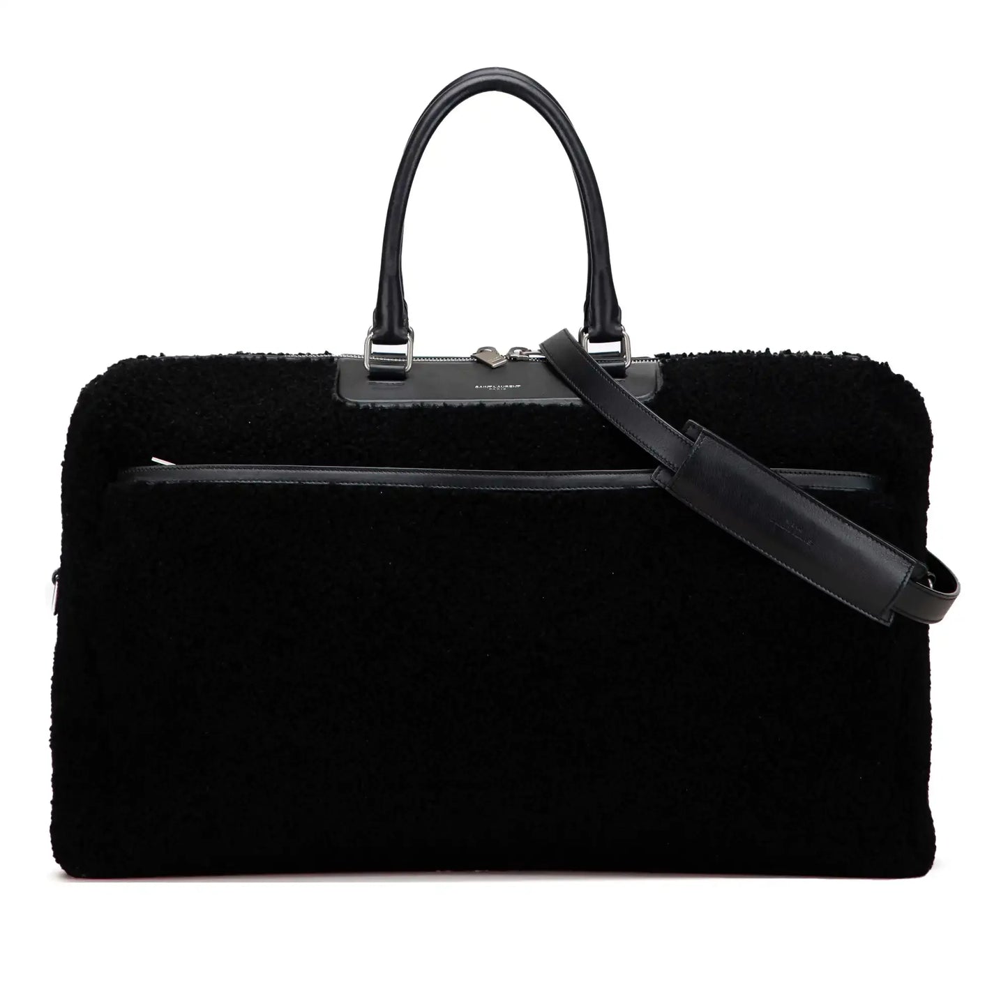 Saint Laurent Shearling Travel Bag