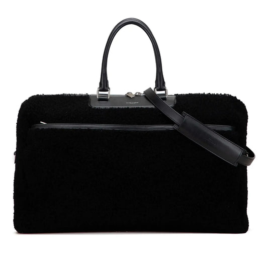 Saint Laurent Shearling Travel Bag