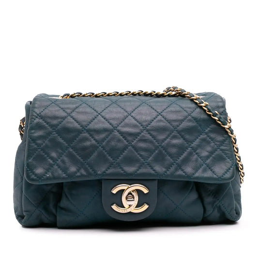 Chanel Small Iridescent Calfskin Chic Quilt Flap