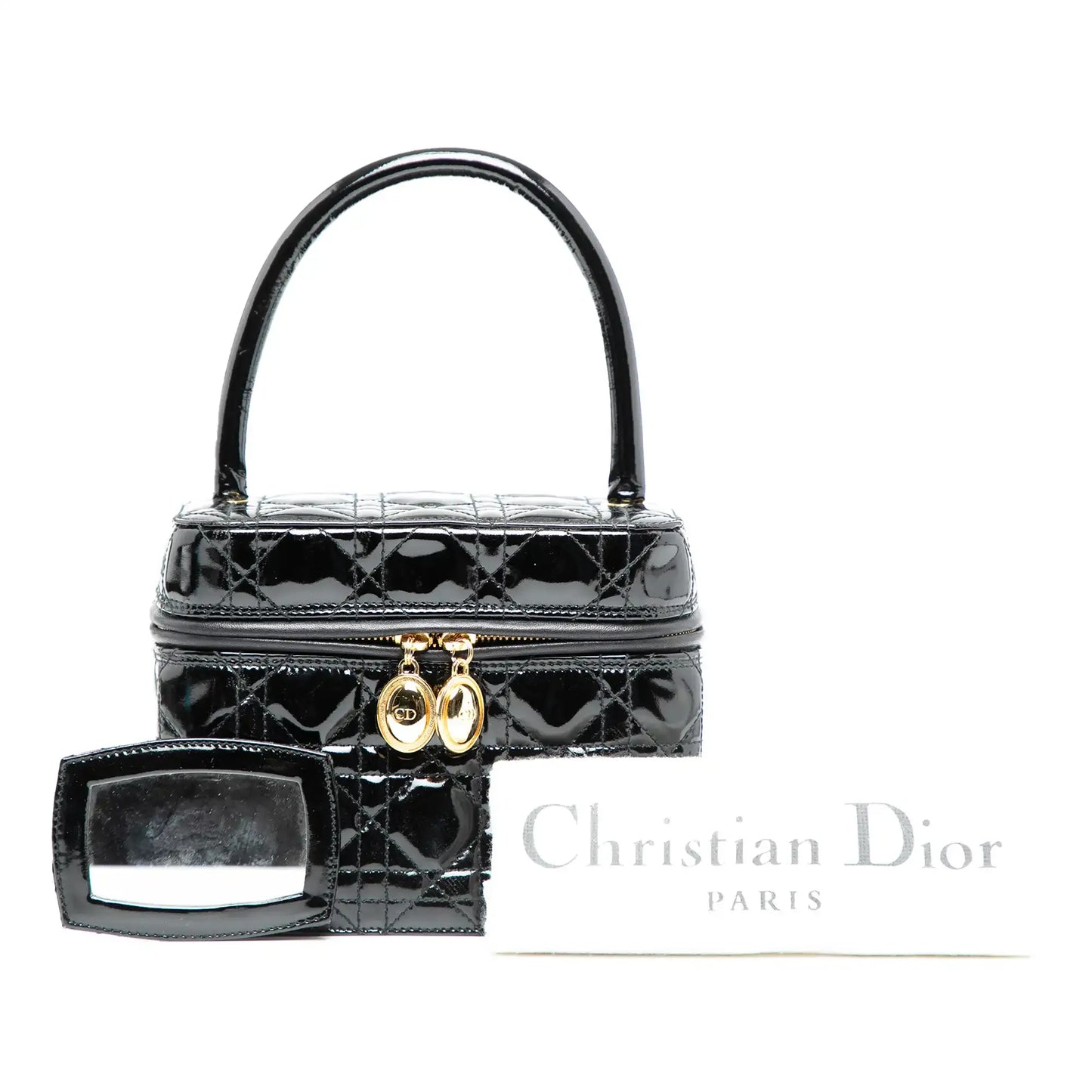 Dior Patent Cannage Vanity Case