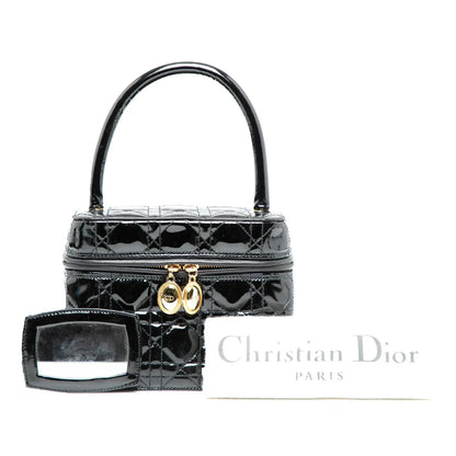 Dior Patent Cannage Vanity Case