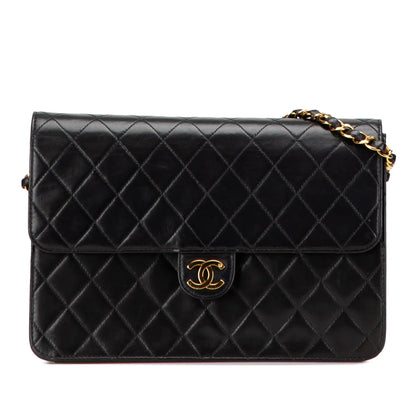 Chanel Medium CC Quilted Lambskin Single Flap