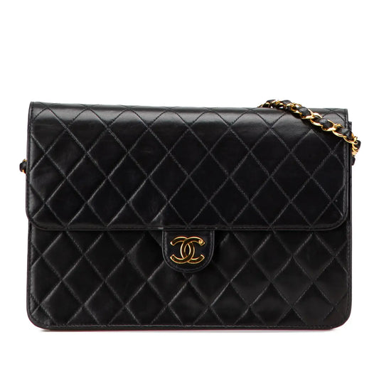 Chanel Medium CC Quilted Lambskin Single Flap