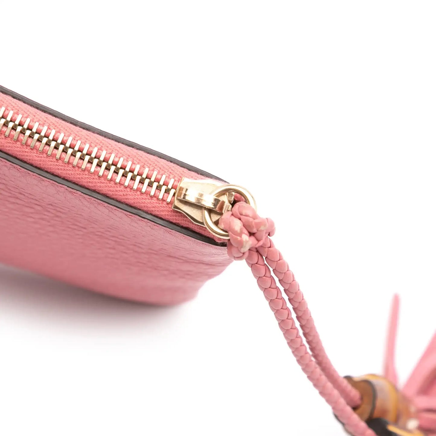 Gucci Calfskin Bamboo Clutch