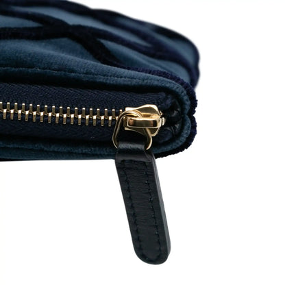 Chanel Medium CC Quilted Velvet O Case Clutch