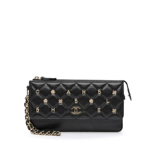 Chanel Quilted Lambskin All About Chanel Clutch On Chain