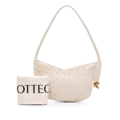 Bottega Veneta Baby Lambskin Intrecciato Solstice Shoulder Bag