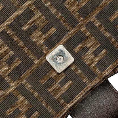 Fendi Zucca Canvas Shoulder Bag