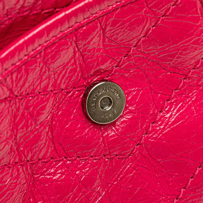 Saint Laurent Baby Crinkled Calfskin Monogram Niki Bag