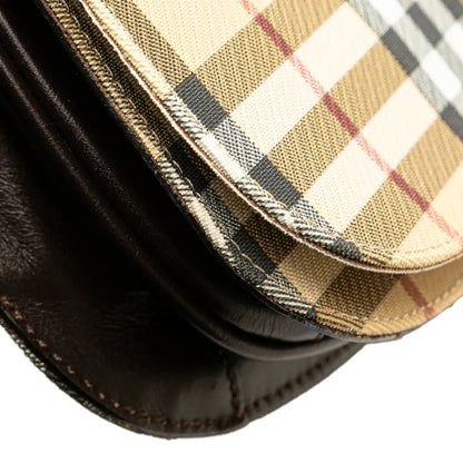 Burberry House Check Coated Canvas Backpack