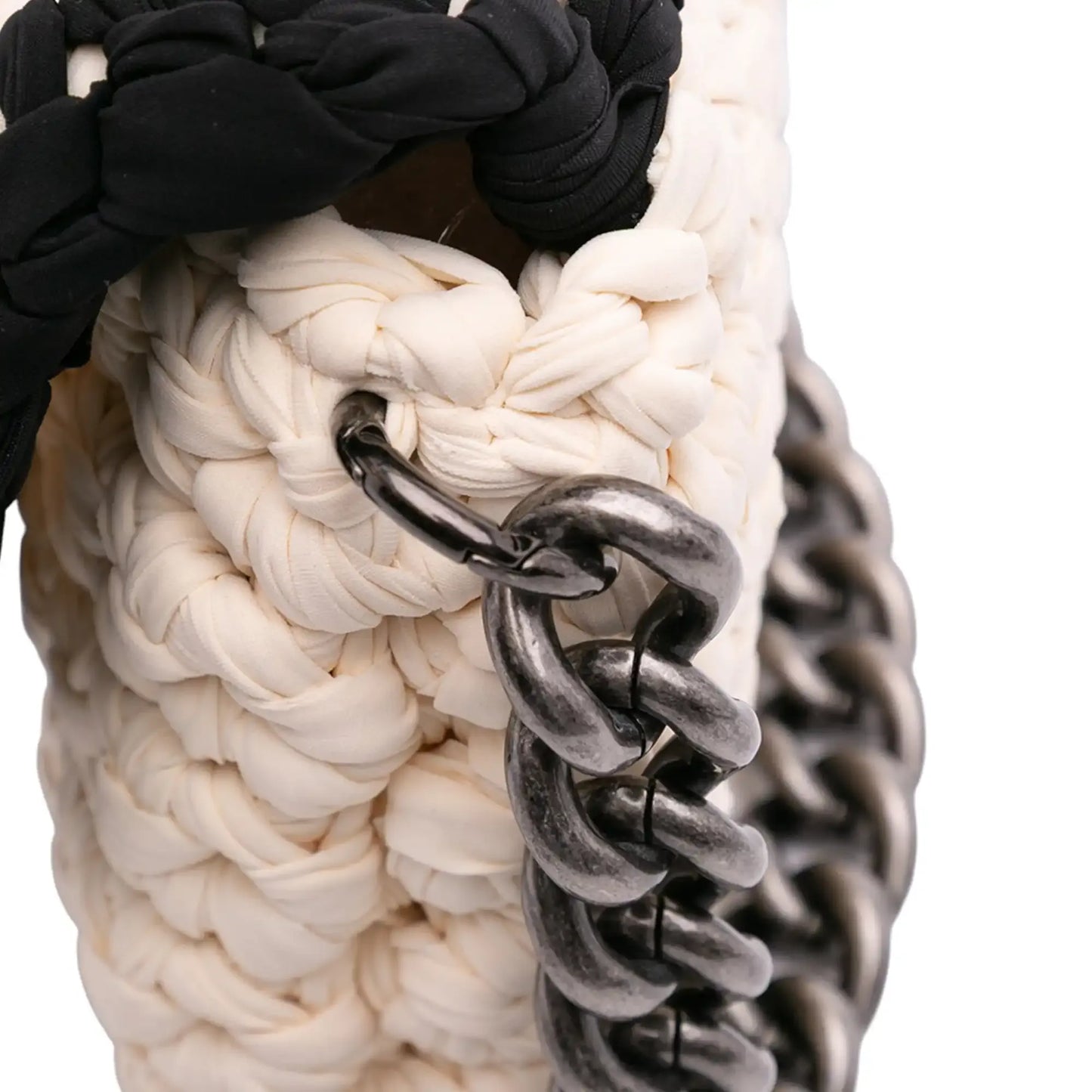 Chanel Neoprene Fancy Crochet Flap