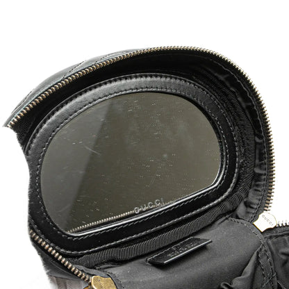 Gucci Mini GG Marmont Round Matelasse Leather Vanity Bag