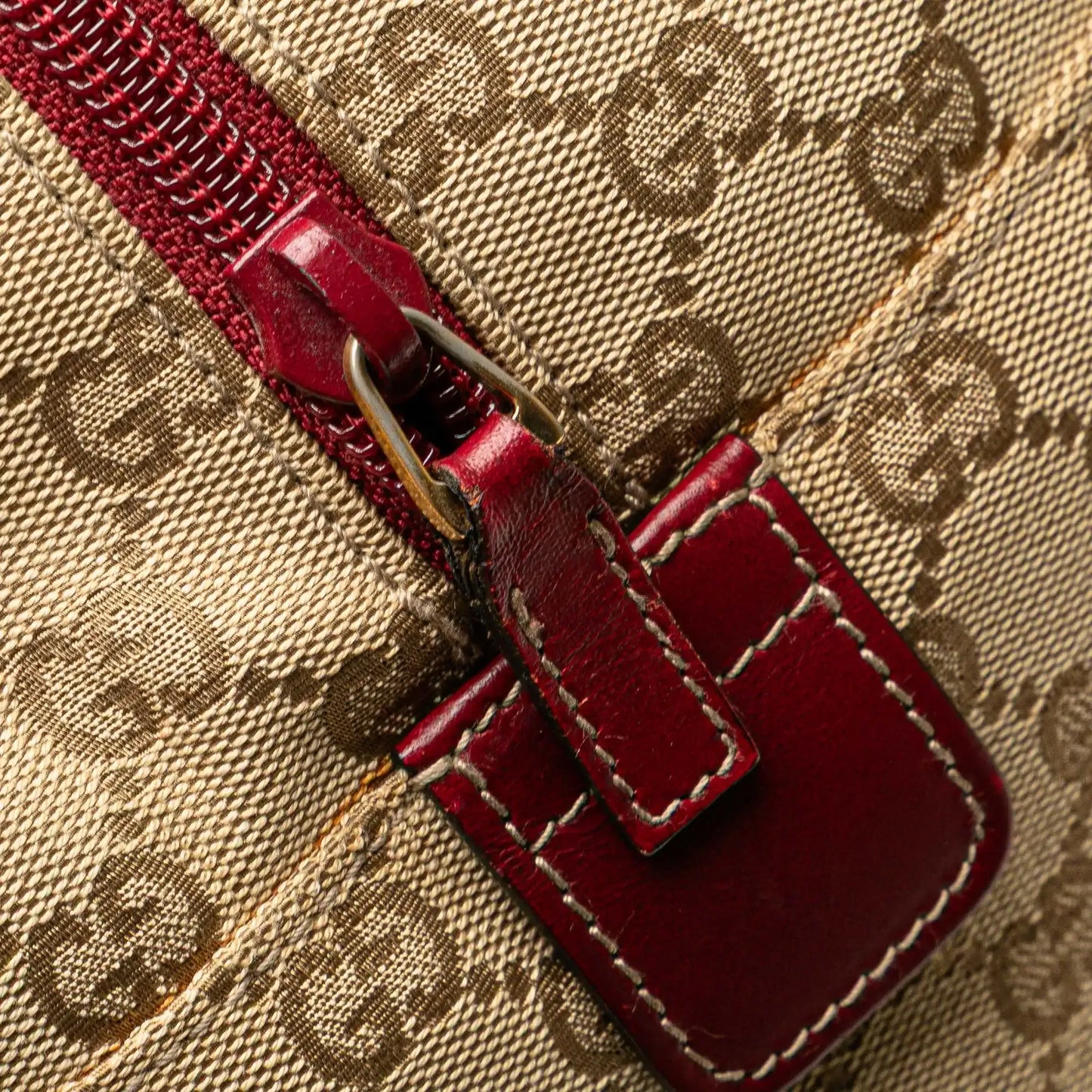 Gucci GG Canvas Web Travel Bag