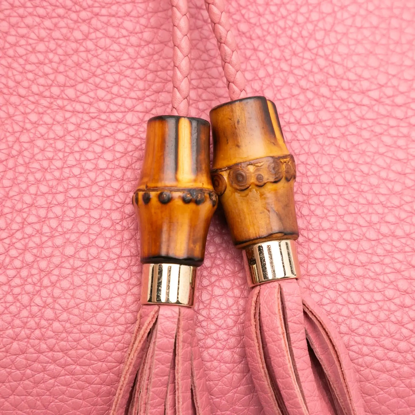 Gucci Calfskin Bamboo Clutch