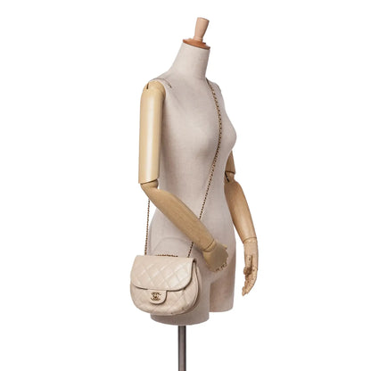 Chanel Small Aged Calfskin Bubble CC Flap