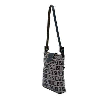 Fendi Zucchino Canvas Shoulder Bag