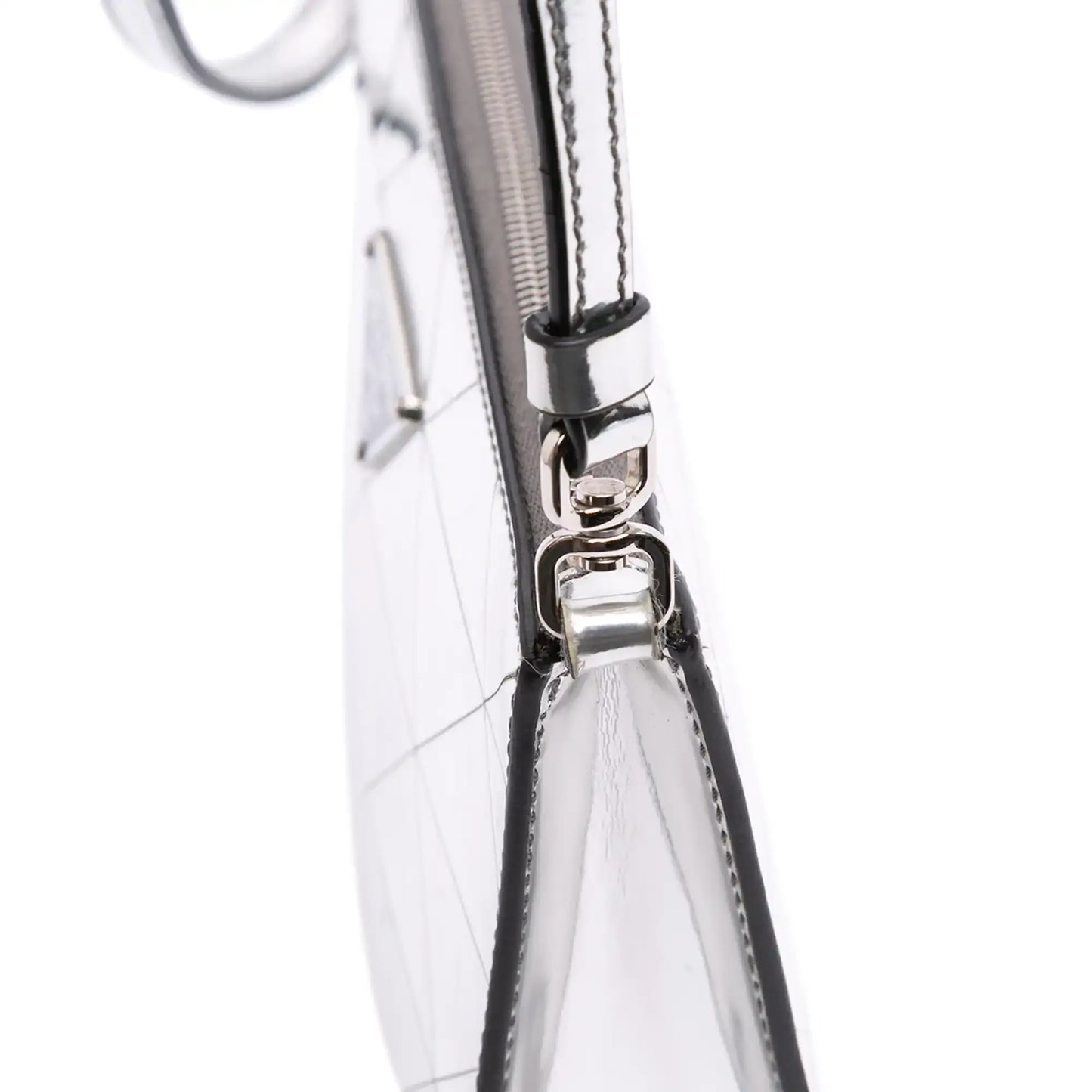 Prada Mini Metallic Spazzolato Tria Shoulder Bag