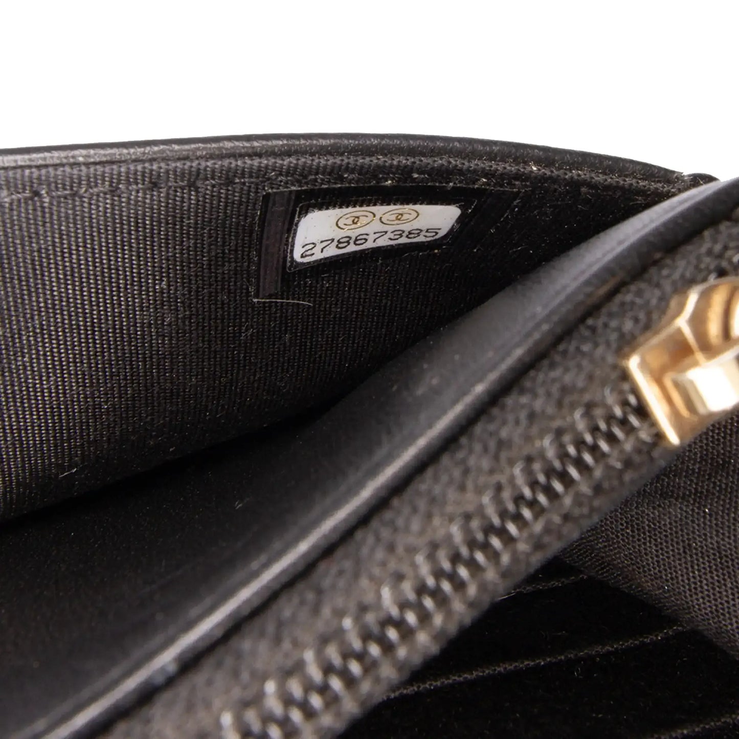 Chanel Quilted Caviar Boy Wallet on Chain