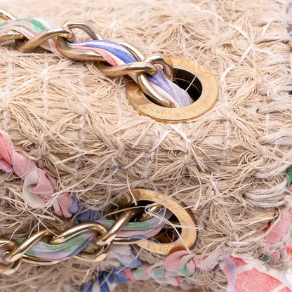 Chanel CC Straw Country Flap