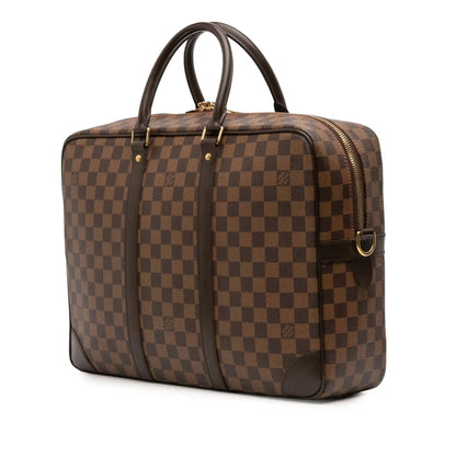 Louis Vuitton Damier Ebene Porte Documents Voyage GM