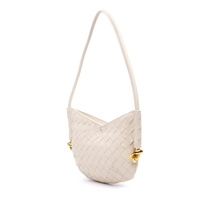Bottega Veneta Baby Lambskin Intrecciato Solstice Shoulder Bag