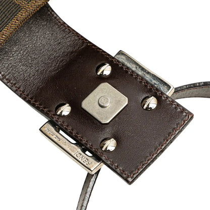 Fendi Zucca Canvas Shoulder Bag