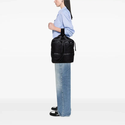 Saint Laurent Nylon Rive Gauche Drawstring Backpack