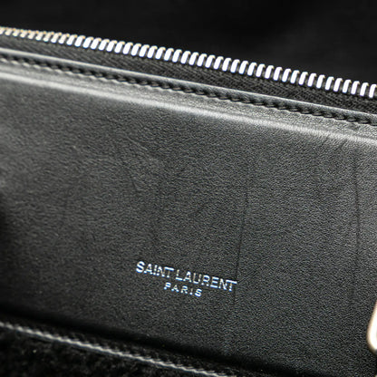 Saint Laurent Shearling Travel Bag