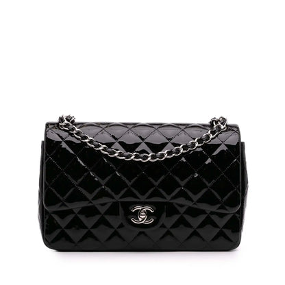 Chanel Jumbo Classic Patent Double Flap