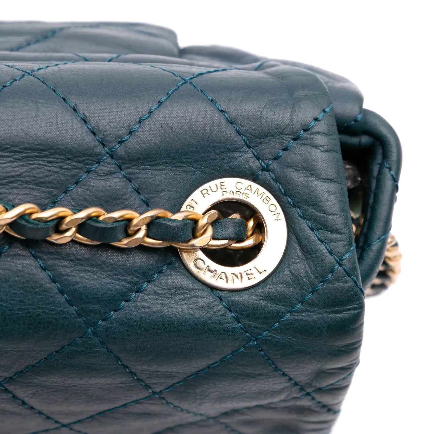 Chanel Small Iridescent Calfskin Chic Quilt Flap