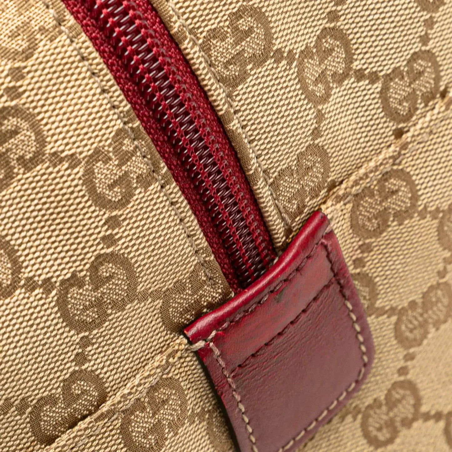 Gucci GG Canvas Web Travel Bag