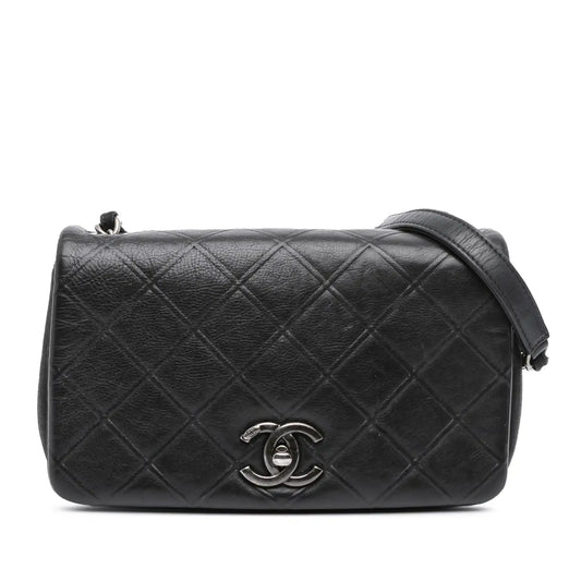 Chanel Small Diamond Embossed Calfskin New Chic Flap