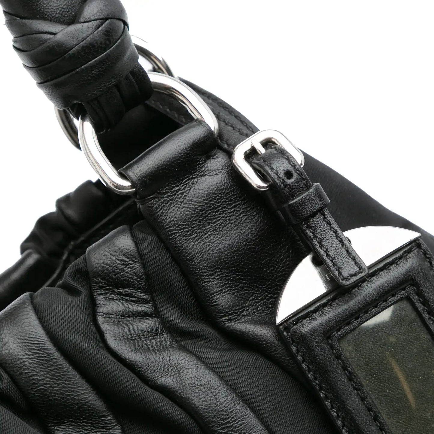 Prada Tessuto Nappa Waves Tote