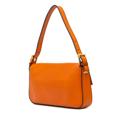 Fendi Leather Baguette Satchel