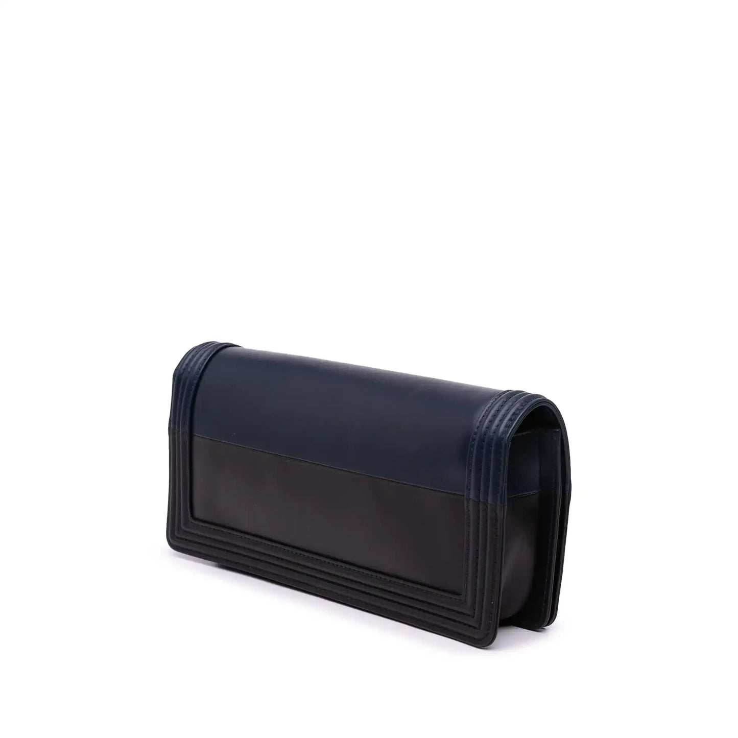 Chanel Bicolor Lambskin Boy Clutch
