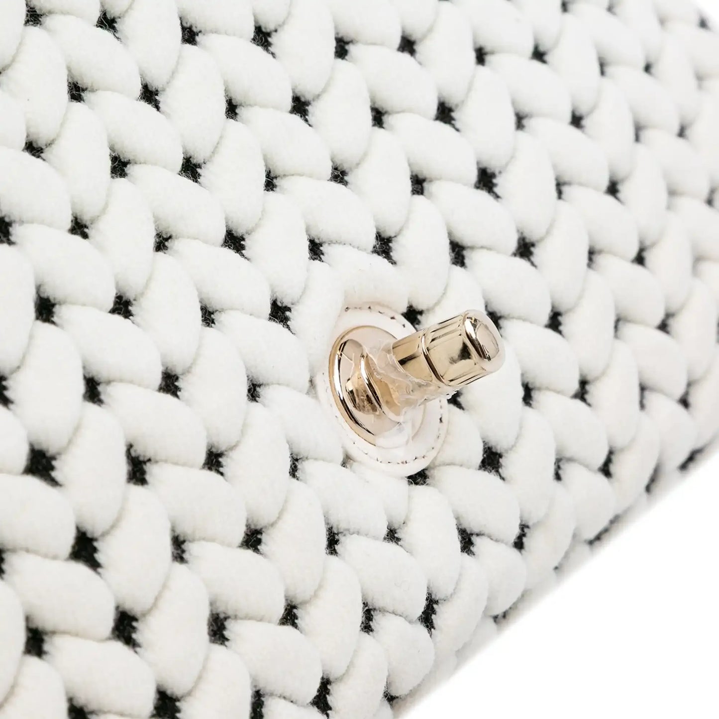 Chanel Medium Calfskin and Wool Knit Single Flap