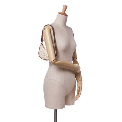 Celine Triomphe Coated Canvas Ava Shoulder Bag