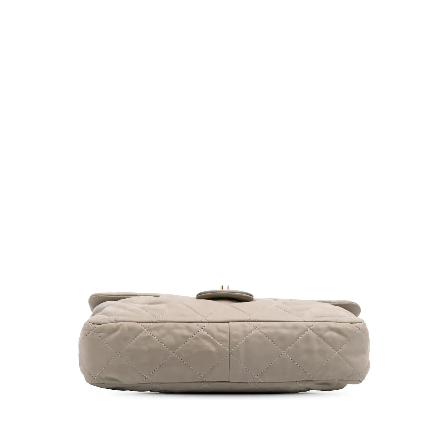 Chanel Large Quilted Iridescent Calfskin Coco Pleats Flap