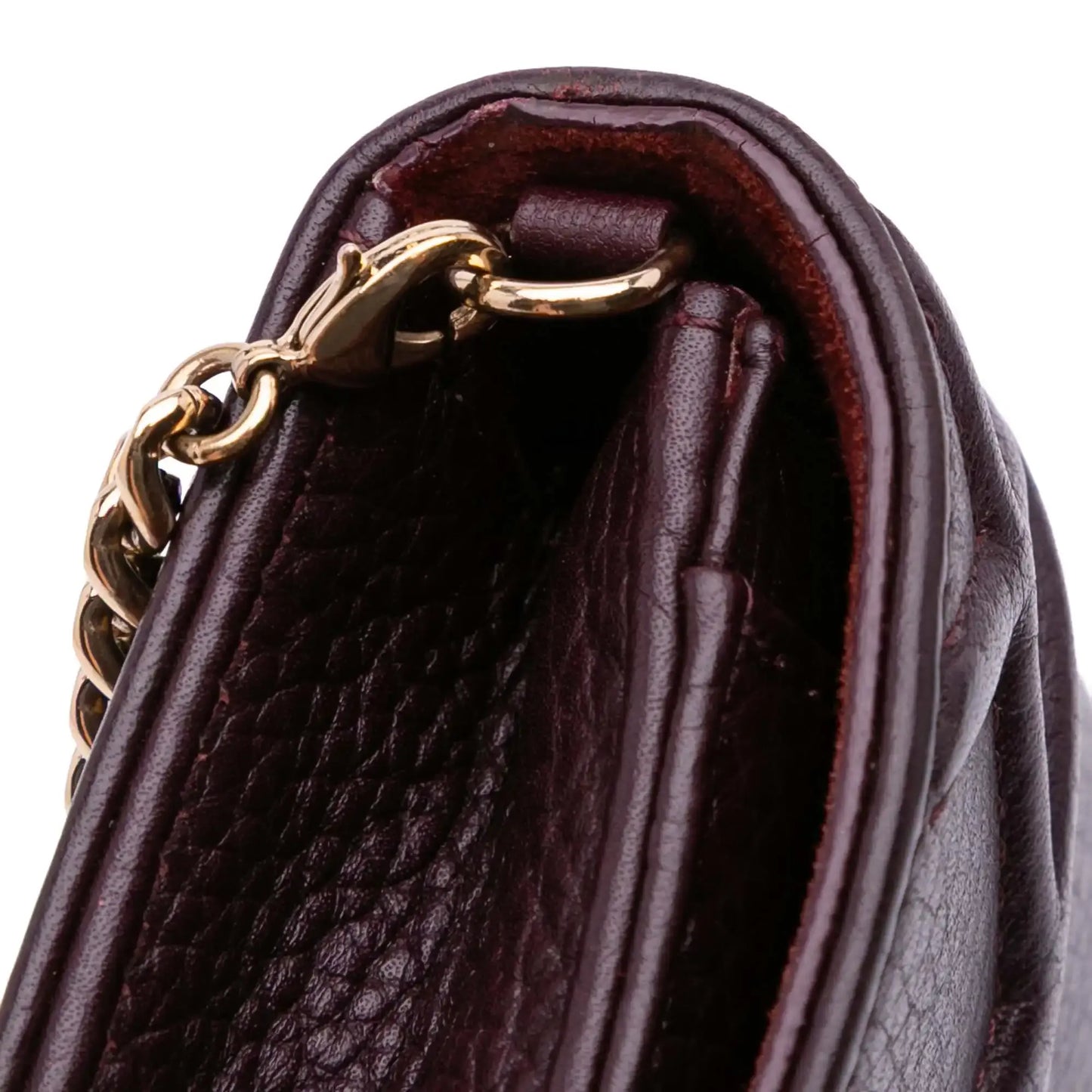 Dior Grained Calfskin Diorama Wallet on Chain