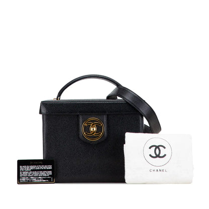 Louis Vuitton Caviar CC Turnlock Vanity Bag