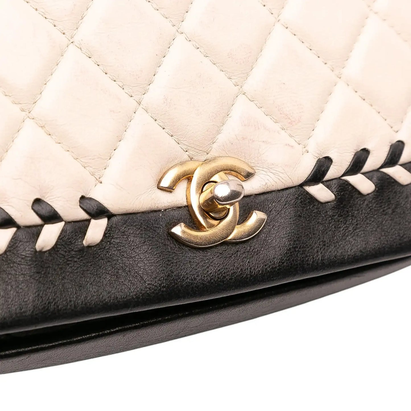 Chanel Small Bicolor Calfskin Braided Chic Flap