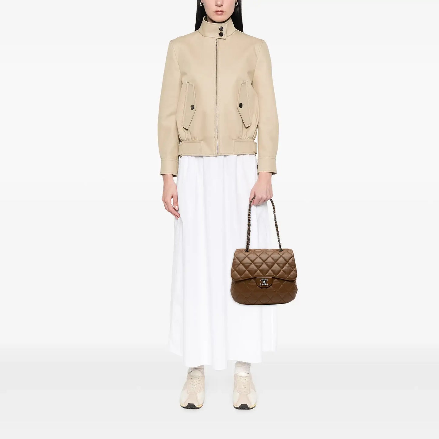 Chanel CC Quilted Lambskin 3 Flap