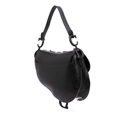 Dior Ultramatte Calfskin 3D Floral Saddle Bag