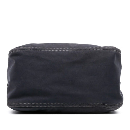 Fendi Canvas FF Marble Double Flap Shoulder Bag