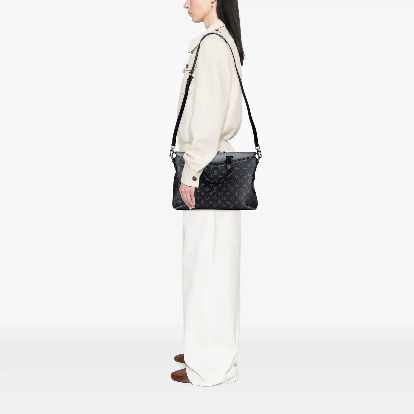 Louis Vuitton Monogram Eclipse Explorer Business Bag