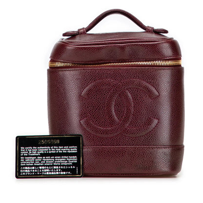 Chanel CC Caviar Vanity Bag